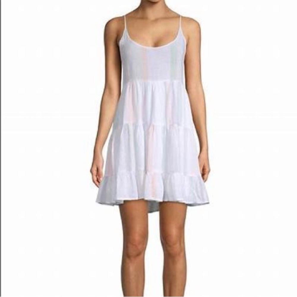 Rails Amber Seychelles Striped
Linen Tie Back Dress Small